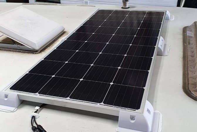Solar Panel and Satellite Installation